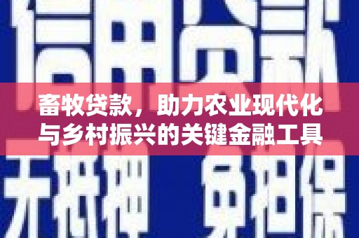 潭子畜牧贷款，助力农业现代化与乡村振兴的关键金融工具
