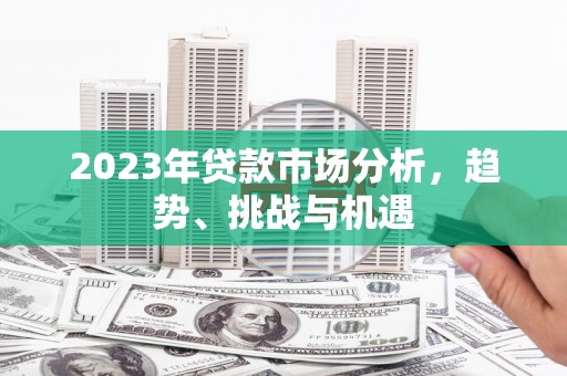 潭子2023年贷款市场分析，趋势、挑战与机遇
