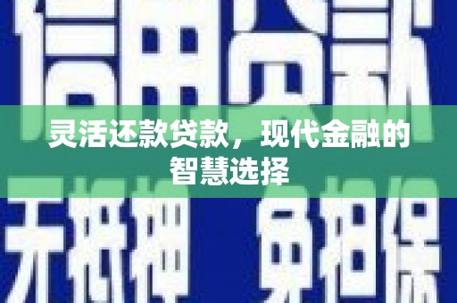 潭子灵活还款贷款，现代金融的智慧选择