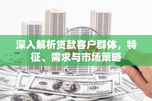 潭子深入解析贷款客户群体，特征、需求与市场策略