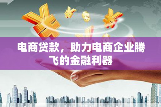 潭子电商贷款，助力电商企业腾飞的金融利器