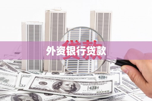 潭子外资银行贷款