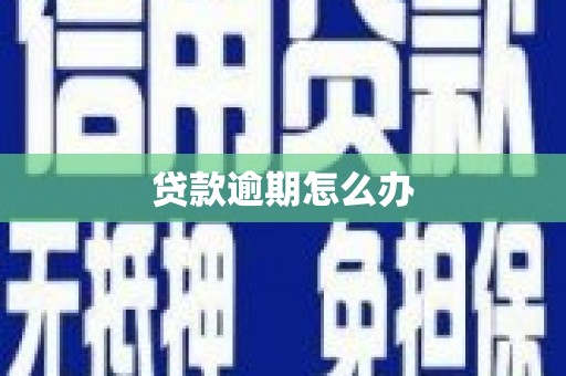 潭子贷款逾期怎么办