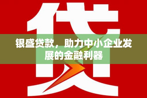 潭子银盛贷款，助力中小企业发展的金融利器