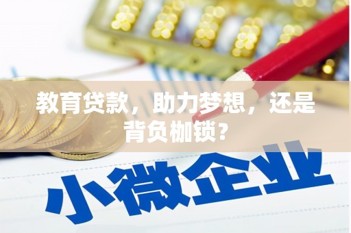 潭子教育贷款，助力梦想，还是背负枷锁？