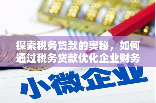 潭子探索税务贷款的奥秘，如何通过税务贷款优化企业财务