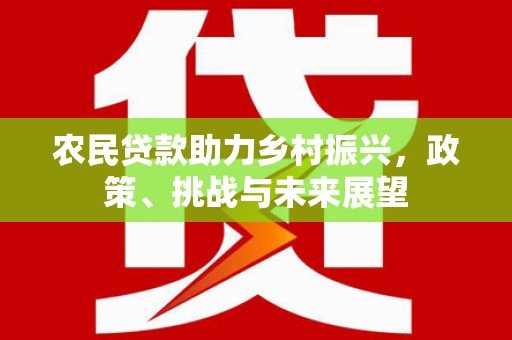 潭子农民贷款助力乡村振兴，政策、挑战与未来展望