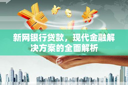 潭子新网银行贷款，现代金融解决方案的全面解析