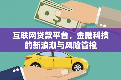 潭子互联网贷款平台，金融科技的新浪潮与风险管控