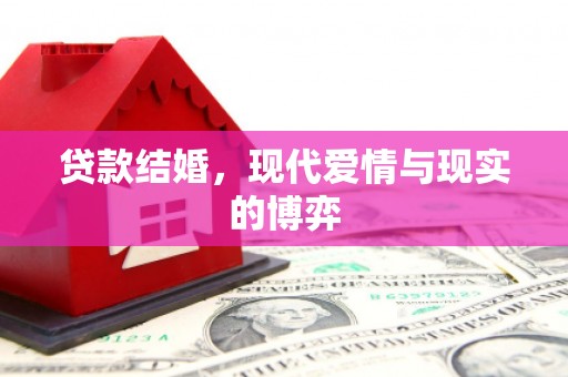 潭子贷款结婚，现代爱情与现实的博弈