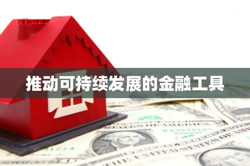 潭子推动可持续发展的金融工具