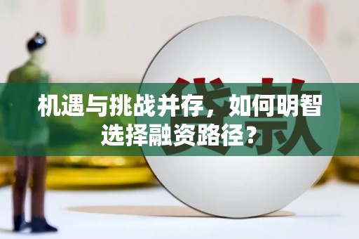 潭子机遇与挑战并存，如何明智选择融资路径？