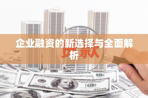 潭子企业融资的新选择与全面解析