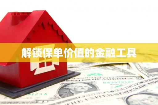 潭子解锁保单价值的金融工具